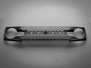 Ford Bronco Custom Grille - High End OEM Style - Satin Black Finish